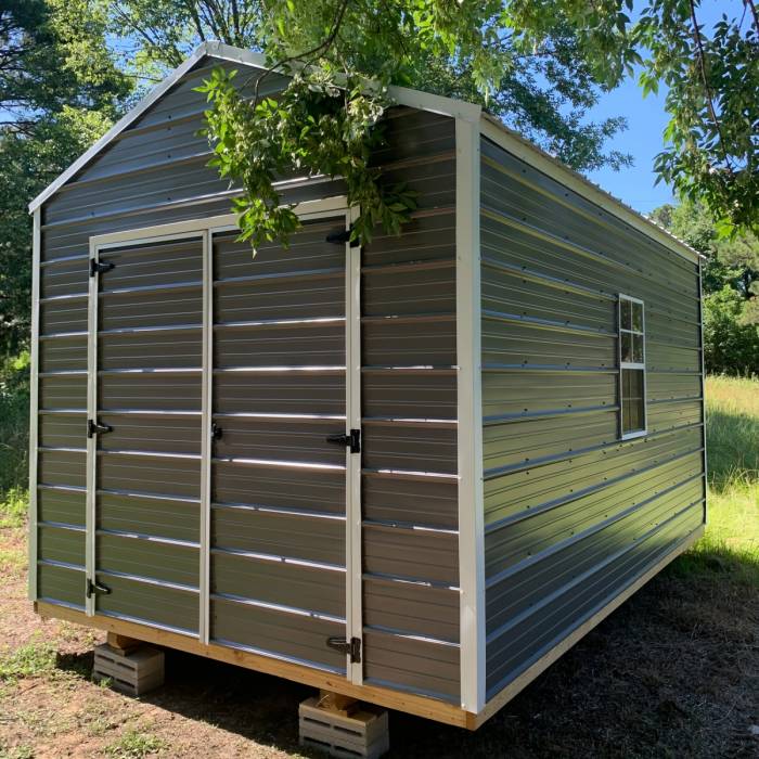 Joann's 10x16 Metal Utility  | Bulldog Buildings, LLC Gallery Image